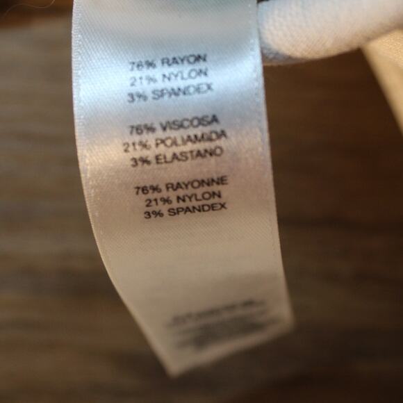 Chico’s So Slimming Straight Leg Pants White Women’s Size 1 - Picture 5 of 8